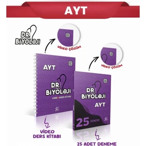 Dr.biyoloji Ayt Video Ders Kitabı&ayt 25 Deneme Set