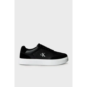 Calvin Klein Hakiki Deri ve Süet Karışımlı Sneaker Ayakkabı YM0YM014290GM Erkek Ayakkabı YM0YM01429 0gm