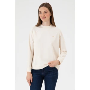 U.s. Polo Assn. Kadın Krem Sweatshirt 50313610-VR071