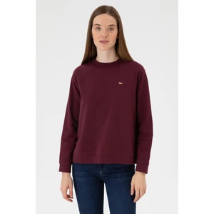 U.s. Polo Assn. Kadın Plum Sweatshirt 50313610-VR177