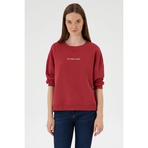 U.s. Polo Assn. Kadın Vişne Sweatshirt 50313562-VR223
