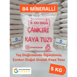 Özdede Shop Çankırı Doğal Granül Kaya Tuzu 5 kg Sofrada , Mutfakta , Salamura ve Turşuda