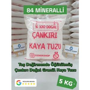 Özdede Shop Çankırı Doğal Granül Kaya Tuzu 5 kg Sofrada , Mutfakta , Salamura ve Turşuda
