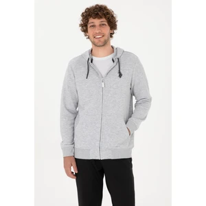 U.s. Polo Assn. Erkek Açık Gri Hırka (Örme) 50313748-VR001