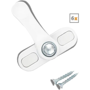 Pencere Emniyet Kilidi Güvenlik Düğmeli Metal Kilit 6 Adet