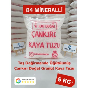 Özdede Shop Çankırı Doğal Granül Kaya Tuzu 5 kg Sofrada , Mutfakta , Salamura ve Turşuda
