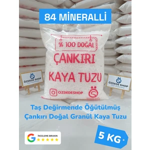 Özdede Shop Çankırı Doğal Granül Kaya Tuzu 5 kg Sofrada , Mutfakta , Salamura ve Turşuda
