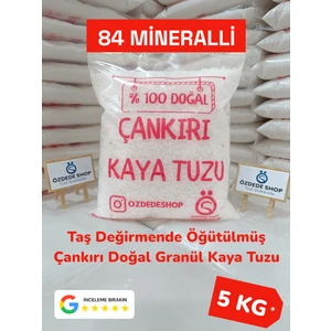 Özdede Shop Çankırı Doğal Granül Kaya Tuzu 5 kg Sofrada , Mutfakta , Salamura ve Turşuda