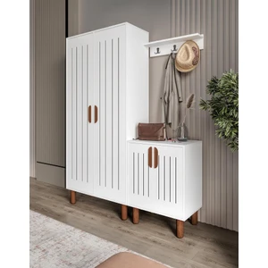 Leon Portmanto ve Ayakkabılık Tamamı Mdf