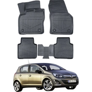 Opel Corsa D 2006-2014 Uyumlu Araca Özel Lüx 4d Paspas