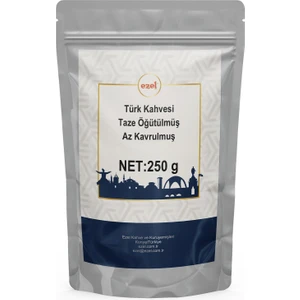 Türk Kahvesi – Az Kavrulmuş ve Taze Öğütülmüş 250gr - Zipli Ambalaj