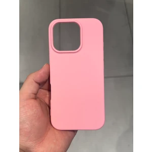 Iphone 16 Pro Uyumlu Içi Kadife Silikon Lansman Kılıf