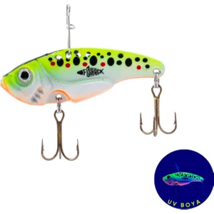 Vibrasyon Yem - Lrf/spin Jig - Fishack Vibrax - 15G 55MM - Fire Gill - Uv Boyalı