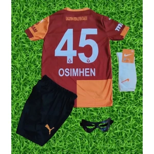 Yeni Sezon Galatasarây. V.osimhen Çocuk Taraftar Forması Bileklik ve Maske Hediyeli