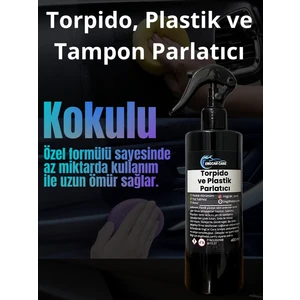 Torpido Parlatıcı Temizleyici Sprey Fresh Kokulu- Plastik ve Tampon Parlatıcı Yenileyici Süt 400ML