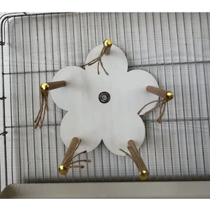 Dönebilen Kuş Tüneği, Hareketli Muhabbet Kuşu, Sultan Papağanıtüneği,kuş Oyuncağı,premium Papağan Oyuncağı