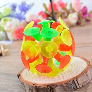 Vantuz Top Cama Yapışan Virüs Şekilli Popit Vantuzlu Top Oyunu