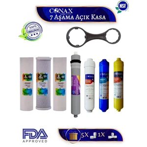 Tüm Açık Kasalar Için Filtre Seti (Orjinal Yeni Seri) 7 Aşamalı, Nsf Onaylı