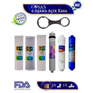 Tüm Açık Kasalar Için Filtre Seti (Orjinal Yeni Seri) 6 Aşamalı,nsf Onaylı