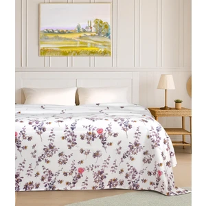 Cotton Collection Tek Kişilik Pike Flora