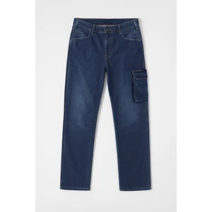 Erkek Regular Fit Kargo Cepli Jean Pantolon