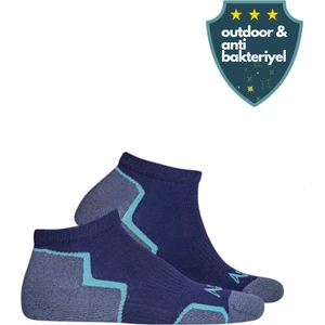 North Ice Erkek Spor Outdoor Patik Çorap – Ter Emici, Kaymaz,  Fonksiyonel Yapı Lacivert
