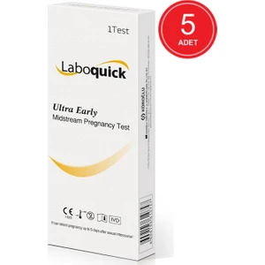 Ultra Erken Hamilelik Testi 1 Test x 5 Paket
