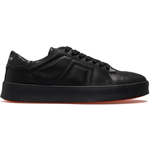 Zeus Erkek Hakiki Deri Sneaker Ayakkabı Siyah