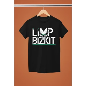 Lımp Bızkıt Baskılı Bisiklet Yaka Regular Kalıp %100 Pamuklu Kısa Kollu Tshırt