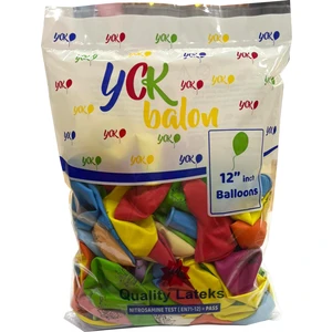 Yck 12" Okula Hoşgeldin 1+1 - 100 Adet - Konuşma Balonu