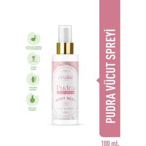 Evvahe Doğal Pudra Vücut spreyi 100ML