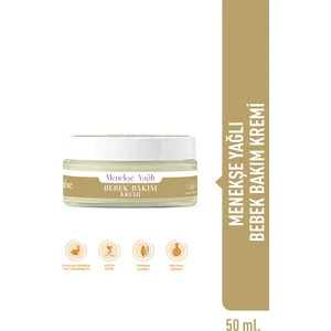 Evvahe Menekşe Yağlı Bebek Bakım Kremi 100 ml Dermatolojik Olarak Test Edilmiş Doğal ve Güvenli