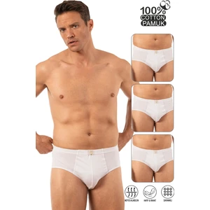 Özkan Underwear Özkan 0037 3'lü Paket Erkek Pamuklu Penye Süprem Esnek Rahat Slip Külot