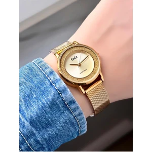 Hasır Kordon Altın Renk Kadın Kol Saati