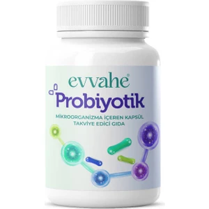 Evvahe Doğal Probiyotik Mikroorganizma (60 Kapsül)