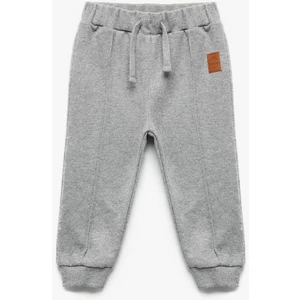 Beli Lastikli Cepli Basic Jogger Eşofman Altı