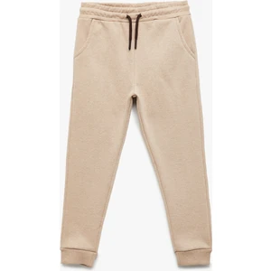 Şardonlu Cepli Basic Jogger Eşofman Altı