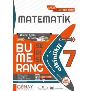 7. Sınıf Matematik Etkinlikli Bumerang Serisi / Kolektif / Günay Yayınları / 9786257150873