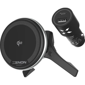 Xenon Smart Araç İçi Telefon Tutucu Ultra Güçlü Kablosuz Manyetik Mag Safe ile Uyumlu 20W Qi2 Bağlantılı Hızlı Şarj Cihazı X6401