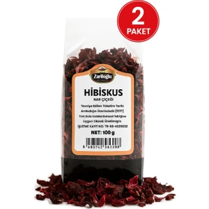 Hibisküs Nar Çiçeği Otu Bitkisi Şifalı Bitkiler Hibüsküs 2 x 100 gr