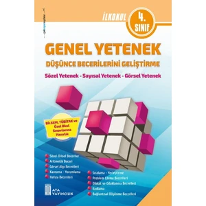 Ata Yayıncılık 4. Sınıf Bilsem Genel Yetenek Düşünce Becerilerini Geliştirme