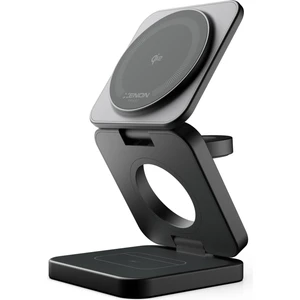 Xenon Smart Kablosuz Şarj Standı 3'ü Bir Arada Apple İphone Airpods Watch MagSafe Uyumlu Qi2 15W Manyetik Hızlı Şarj Cihazı X6402