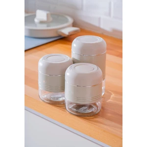 Orion 3'lü Vakum Kapaklı Baharatlık Kavanoz Seti