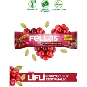 Vitamin & Meyve Bar - Turna Yemişi ve Kabak Çekirdeği 35 gr x 12 Adet