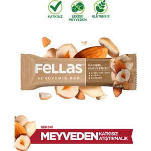 Karışık Kuruyemişli Kuruyemiş Bar 30 gr x 12 Adet