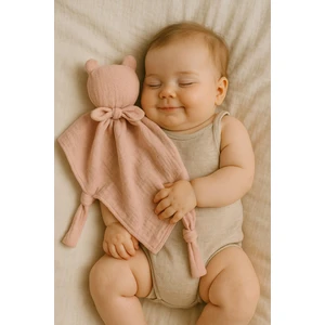 Çift Katlı Müslin Ayıcık Uyku Arkadaşı