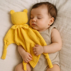 Çift Katlı Müslin Ayıcık Uyku Arkadaşı