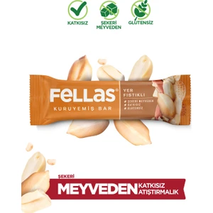 Yer Fıstıklı Kuruyemiş Bar 30 gr x 12 Adet
