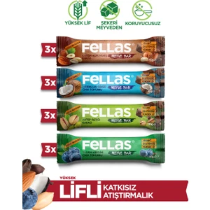 Meyveli Bar Karma Kutu 40 gr x 12 Adet (4 Çeşit)