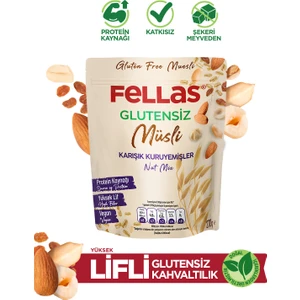 Glutensiz Müsli - Karışık Kuruyemişli 270 gr